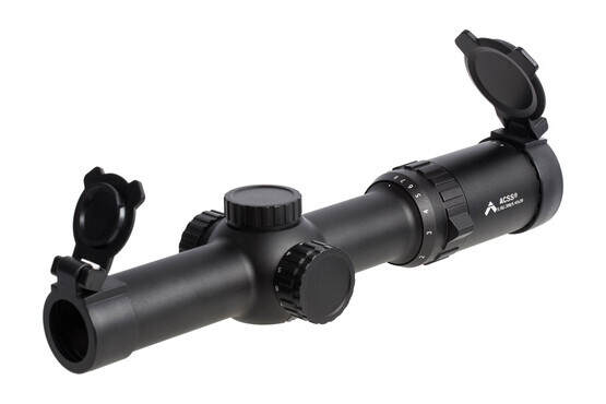 The Primary Arms 1-8x rifle scope with acss reticle is designed for multiple cartridges like 5.56, 5.45, and 7.62